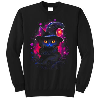 Halloween Little Witch Cat Sweatshirt