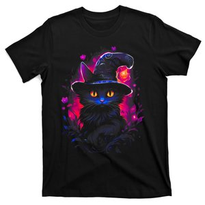 Halloween Little Witch Cat T-Shirt