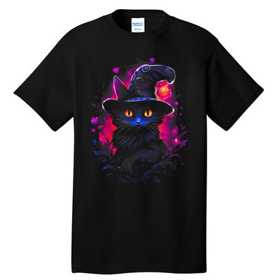 Halloween Little Witch Cat Tall T-Shirt