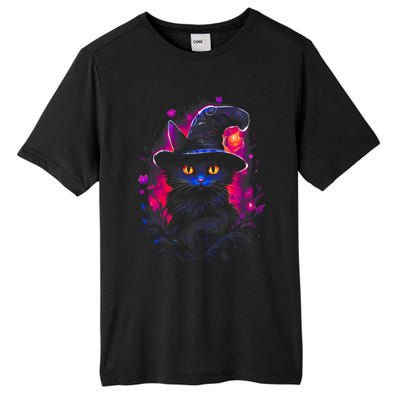 Halloween Little Witch Cat Tall Fusion ChromaSoft Performance T-Shirt