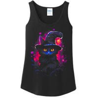 Halloween Little Witch Cat Ladies Essential Tank