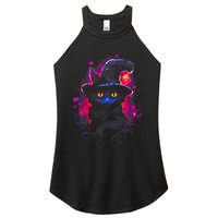 Halloween Little Witch Cat Women's Perfect Tri Rocker Tank