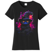 Halloween Little Witch Cat Women's T-Shirt