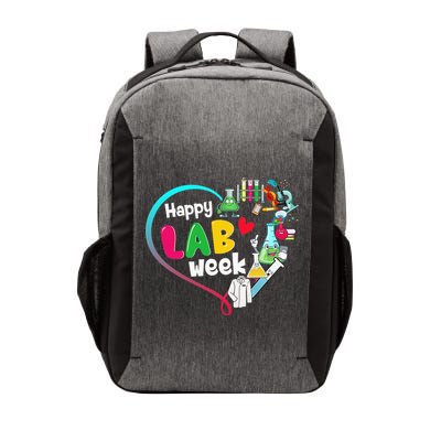 Happy Lab Week 2025 Medical Lab Tech Laboratory Technician Vector Backpack