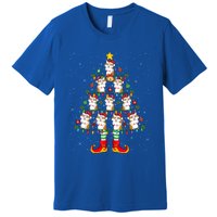 Hamster Lover Xmas Holiday Lighting Hamster Christmas Tree Gift Premium T-Shirt