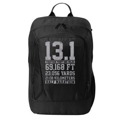 Half Marathon 13.1 Miles Running Runner Gift City Backpack