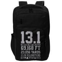 Half Marathon 13.1 Miles Running Runner Gift Impact Tech Backpack