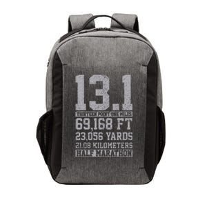 Half Marathon 13.1 Miles Running Runner Gift Vector Backpack