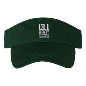 Half Marathon 131 Miles Running Runner Gift Valucap Bio-Washed Visor