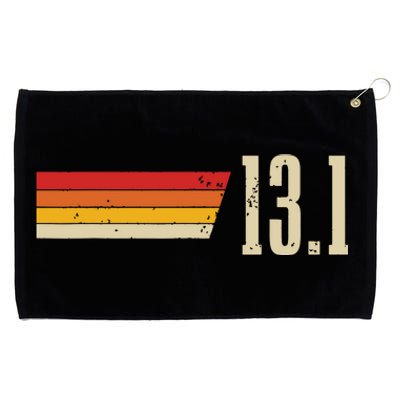 Half Marathon 131 Miles Vintage Running Marathon Runner Grommeted Golf Towel