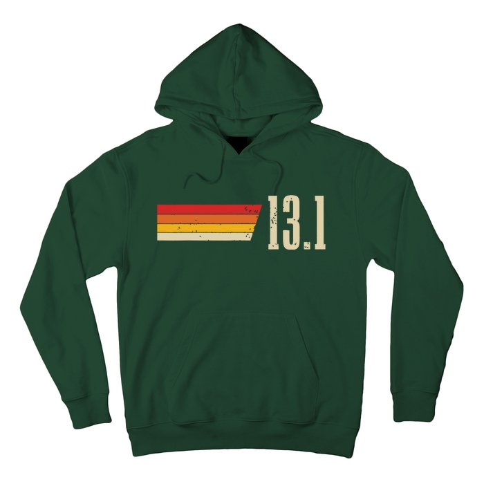 Half Marathon 131 Miles Vintage Running Marathon Runner Hoodie