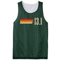 Half Marathon 131 Miles Vintage Running Marathon Runner Mesh Reversible Basketball Jersey Tank