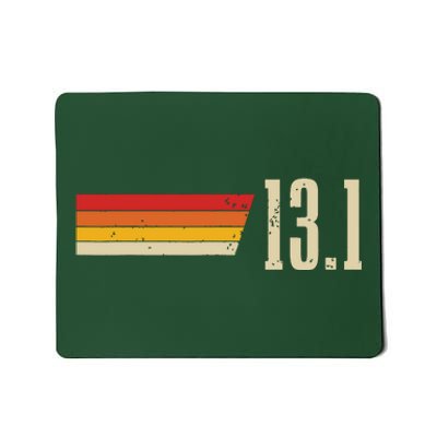 Half Marathon 131 Miles Vintage Running Marathon Runner Mousepad