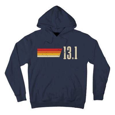 Half Marathon 131 Miles Vintage Running Marathon Runner Tall Hoodie