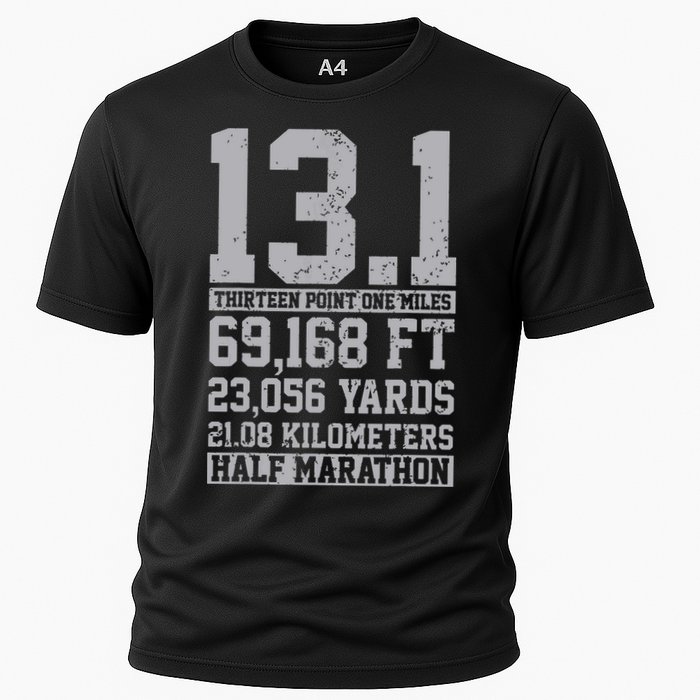 Half Marathon 131 Miles Running Runner Cooling Performance Crew T-Shirt