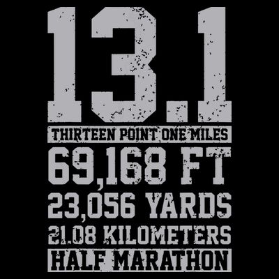 Half Marathon 131 Miles Running Runner T-Shirt