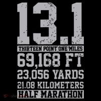 Half Marathon 131 Miles Running Runner Button