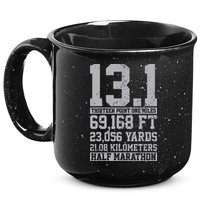 Half Marathon 131 Miles Running Runner 15oz Campfire Ceramic Mug