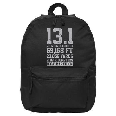 Half Marathon 131 Miles Running Runner 16 in Basic Backpack