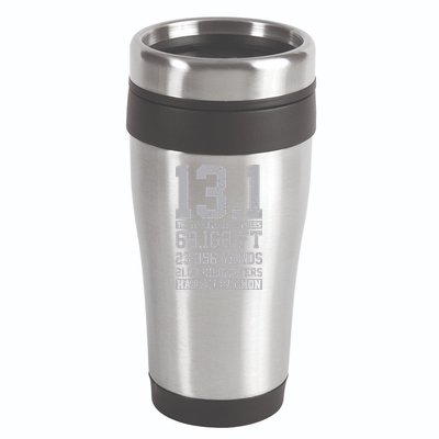 Half Marathon 131 Miles Running Runner 16oz Travel Tumbler
