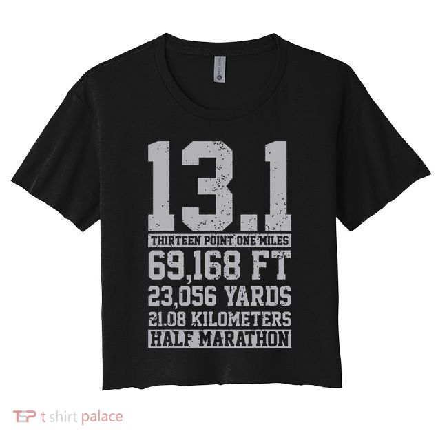 Half Marathon 131 Miles Running Runner Crop Top
