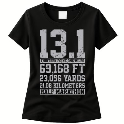 Half Marathon 131 Miles Running Runner Womens T-Shirt