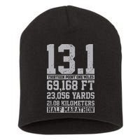 Half Marathon 131 Miles Running Runner Short Acrylic Beanie