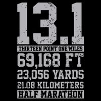 Half Marathon 131 Miles Running Runner Short Acrylic Beanie