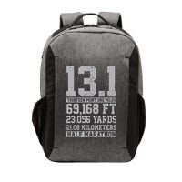 Half Marathon 131 Miles Running Runner Vector Backpack