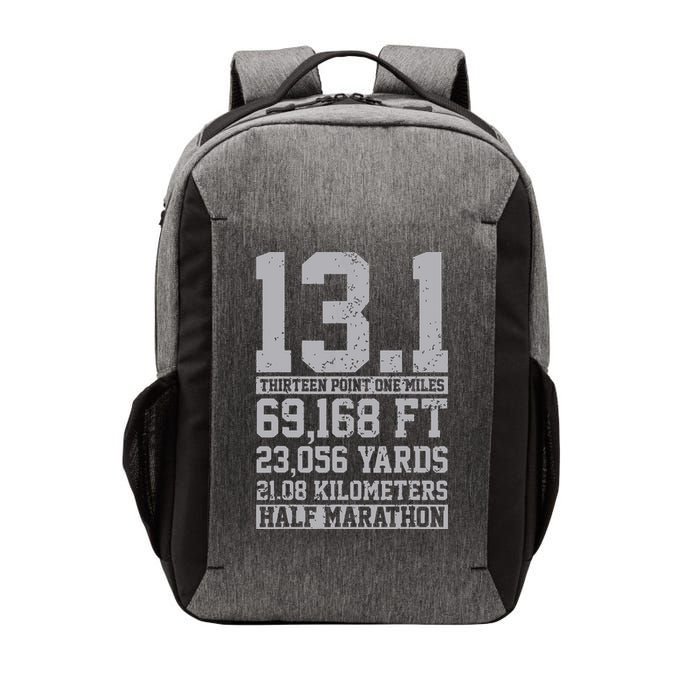 Half Marathon 131 Miles Running Runner Vector Backpack