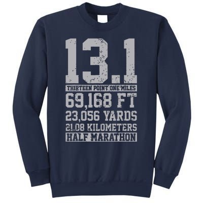 Half Marathon 131 Miles Running Runner Sweatshirt