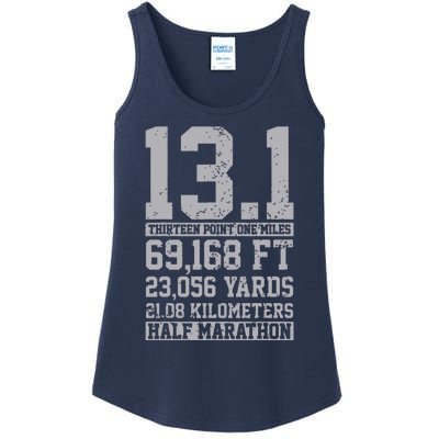 Half Marathon 131 Miles Running Runner Ladies Essential Tank