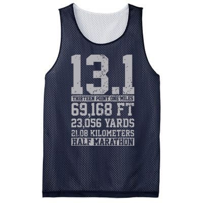 Half Marathon 131 Miles Running Runner Mesh Reversible Basketball Jersey Tank