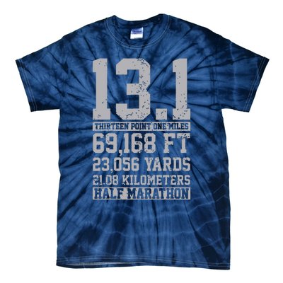 Half Marathon 131 Miles Running Runner Tie-Dye T-Shirt