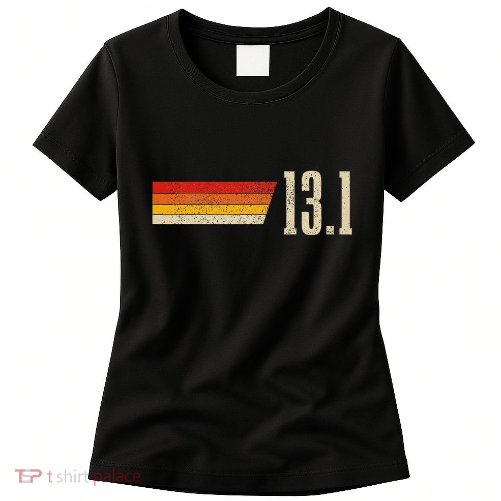 Half Marathon 13.1 Miles Vintage Running Marathon Runner Womens T-Shirt