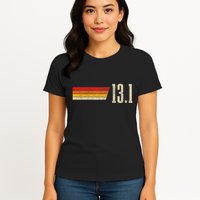 Half Marathon 13.1 Miles Vintage Running Marathon Runner Womens T-Shirt
