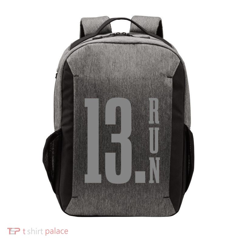 Half Marathon 13 1 Miles Running Runner Marathoner Gift Vector Backpack