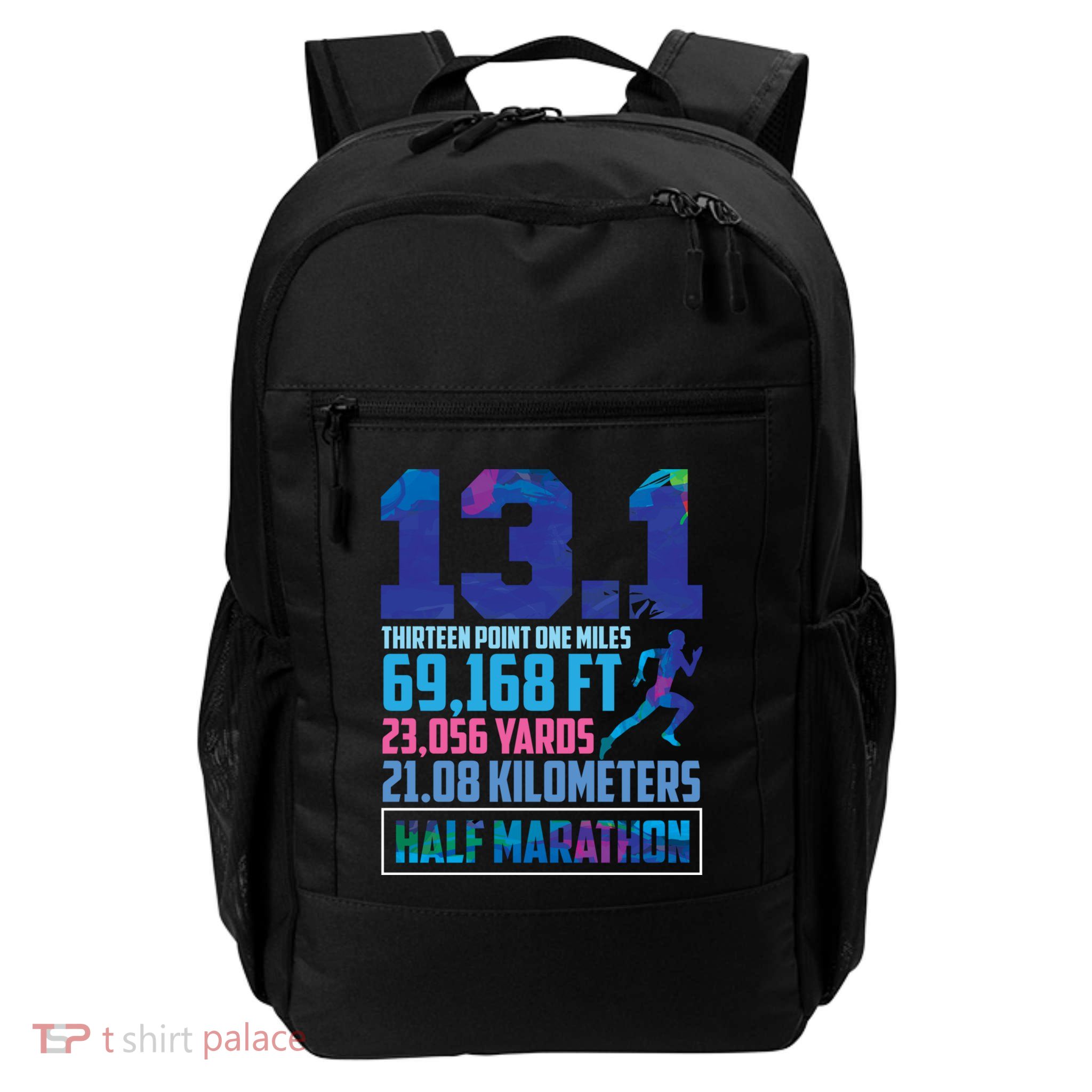 Half Marathon 13 1 Miles Running Runner Gift Daily Commute Backpack