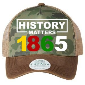 History Matters 1865 Black History Month Legacy Tie Dye Trucker Hat