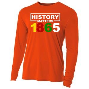 History Matters 1865 Black History Month Cooling Performance Long Sleeve Crew