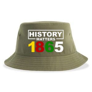 History Matters 1865 Black History Month Sustainable Bucket Hat