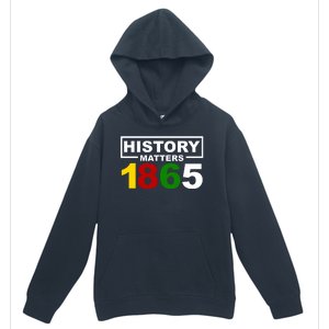 History Matters 1865 Black History Month Urban Pullover Hoodie