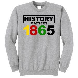 History Matters 1865 Black History Month Sweatshirt