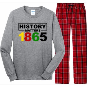 History Matters 1865 Black History Month Long Sleeve Pajama Set