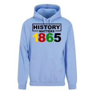 History Matters 1865 Black History Month Unisex Surf Hoodie