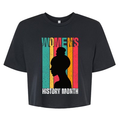 History Month 2024 Women History Month Bella+Canvas Jersey Crop Tee