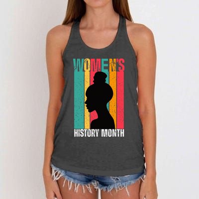 History Month 2024 Women History Month Women's Knotted Racerback Tank