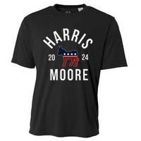 Harris Moore 2024 Vote Kamala Harris Wes Moore 24 Rally Cooling Performance Crew T-Shirt