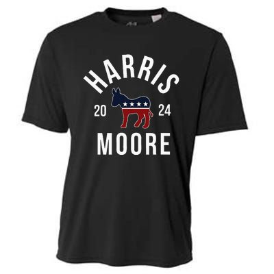 Harris Moore 2024 Vote Kamala Harris Wes Moore 24 Rally Cooling Performance Crew T-Shirt