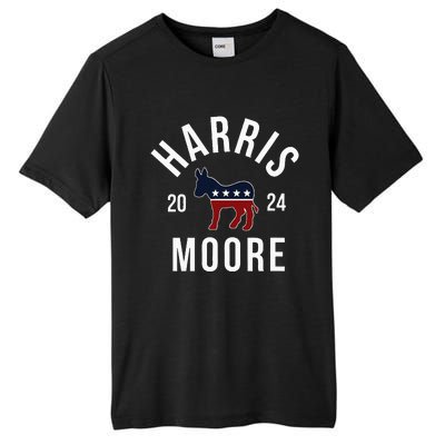 Harris Moore 2024 Vote Kamala Harris Wes Moore 24 Rally Tall Fusion ChromaSoft Performance T-Shirt